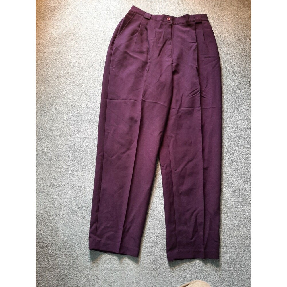 Women's Counterparts Pants size 14 Purple Polyester